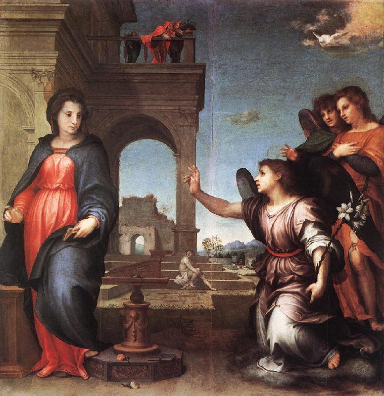Andrea del Sarto The Annunciation f7 Sweden oil painting art